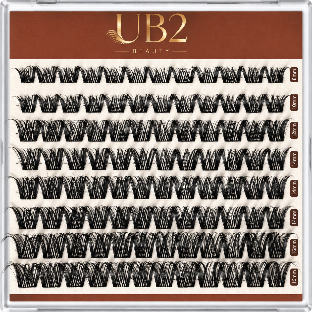 YZH01 Cluster Lashes - 8 Rows - product image 1